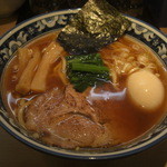 ラーメン雷鳥 - １号ラーメン（あっさり系）と味玉