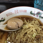 中華そば ふじ野 - クズ玉50円。これで充分…