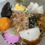 富士 - そばは温・冷選べるそうですが、今回は冷にしました