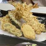 富士 - 天ざるそばの天ぷら