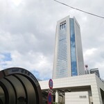 加賀 - お店の玄関からの景色。