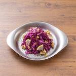 Lime Marinated Purple Cabbage