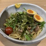 布施 細見商店 - 極太冷麺（味玉付き）（￥900）