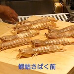 鮨がみ - 蝦蛄の行列