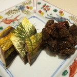 御田町 桃の木 - 秋刀魚の薫製