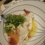 御田町 桃の木 - ハタの蒸し物