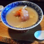 そば茶寮 澤正 - 京芋まんじゅうの蕎麦餡仕立て