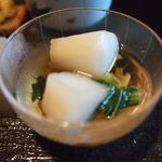 そば茶寮 澤正 - 京美人と青梗菜の甘酢