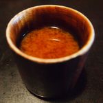 そば茶寮 澤正 - 赤だし　六甲味噌仕立て