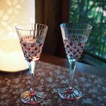 そば茶寮 澤正 - 窓辺の切子グラス