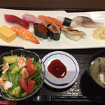 寿司 魚がし日本一 - シャリ少なめをオーダー