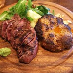 グリルキング - ミスジ＆ハンバーグセット 1650円