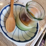 Sousaku Ramen Hajikamiya - デザートの抹茶プリン
