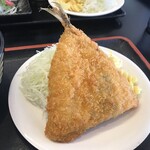 まるわ食堂 - アジフライ