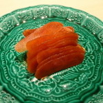 祇園 にしかわ - 自家製のからすみ