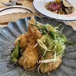 かすがい食堂 pirahu - 鶏つばさの唐揚げ 香味葱たれ