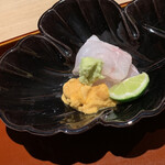 杦 - ウニと白甘鯛