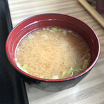 Misoya Monzaemon - 定食のお味噌汁　　まみこまみこ