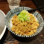 らーめん 鶏喰 - ピリ辛 鶏そぼろご飯