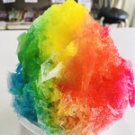 Kamechan Nishiguchi Shoten - 彩虹刨冰(200日圓)(2021.09.目前)