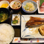 てら田 - 赤魚の煮物定食＝７００円 税込