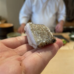 登喜和鮨 - 新潟産太刀魚藁炙り