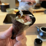 登喜和鮨 - ネギトロ手巻き