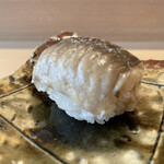 登喜和鮨 - 女川の蒸し穴子を塩で