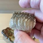 登喜和鮨 - 女川の蒸し穴子を塩で