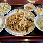 Ajifu Chuuka Izakaya - 「週替わりA  五目野菜炒め定食」780円也。税込。