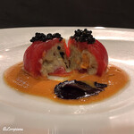 カーサ・デル・チーボ - ﾄﾏﾄの中には蟹の剥き身