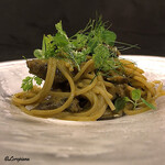 カーサ・デル・チーボ - あわびの冷製スパゲティー二
