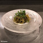 カーサ・デル・チーボ - あわびの冷製スパゲティー二