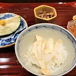 銀座 しのはら - イクラと牛時雨煮で