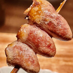 オオクサ - 博多地鶏のハツもかなり大きいサイズです　心臓肥大か？