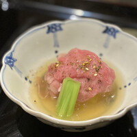 日本料理 晴山 - 佐賀牛座布団と冬瓜