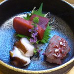 鮨 来多老 - 今期最高の大間本鮪。中トロ、赤身。蛸、一本釣りの鯵。