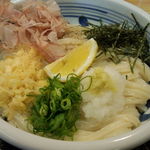 手造りうどん 楽々 - ぶっかけ大盛り（アップ）