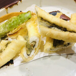 旬魚 たつみ - 穴子天ぷら^ ^