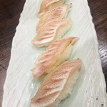 旬魚 たつみ - のどぐろ炙り握り（＾ω＾）