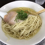 中華そば ふじ野 - こちらは細ストレート麺