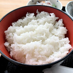 彩葉茶屋 - ふっくら炊き立てのお米。