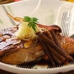 [Limited quantity menu] Sea bream Kabuto boiled gozen