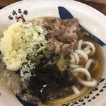 きっちょううどん - 肉うどん＋とろろ昆布