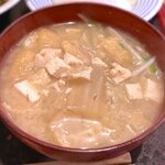 さくら本店 - (ﾗﾝﾁ)さくら定食 具だくさん味噌汁　2021.9.17