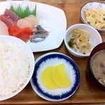 朝市食堂 - 本日のお刺身定食