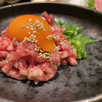 神戸牛焼肉 石田屋。Hanareの上 - ローストビーフユッケ風