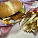 マクドナルド - 料理写真:炙り醤油風 ベーコントマト肉厚ビーフ セット