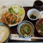 ラーメン 利助 - 豚生姜焼き定食