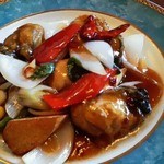 浜木綿 昭和橋通店 - 牡蠣の炒めﾊﾞｼﾞﾙ風味